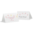 Homespun Charm Place Card With Fold Sweet (Pack of 1)-Table Planning Accessories-Oasis Blue-JadeMoghul Inc.
