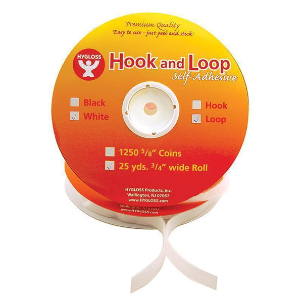 HOOK & LOOP FASTENER ROLL 3/4 X 25-Arts & Crafts-JadeMoghul Inc.