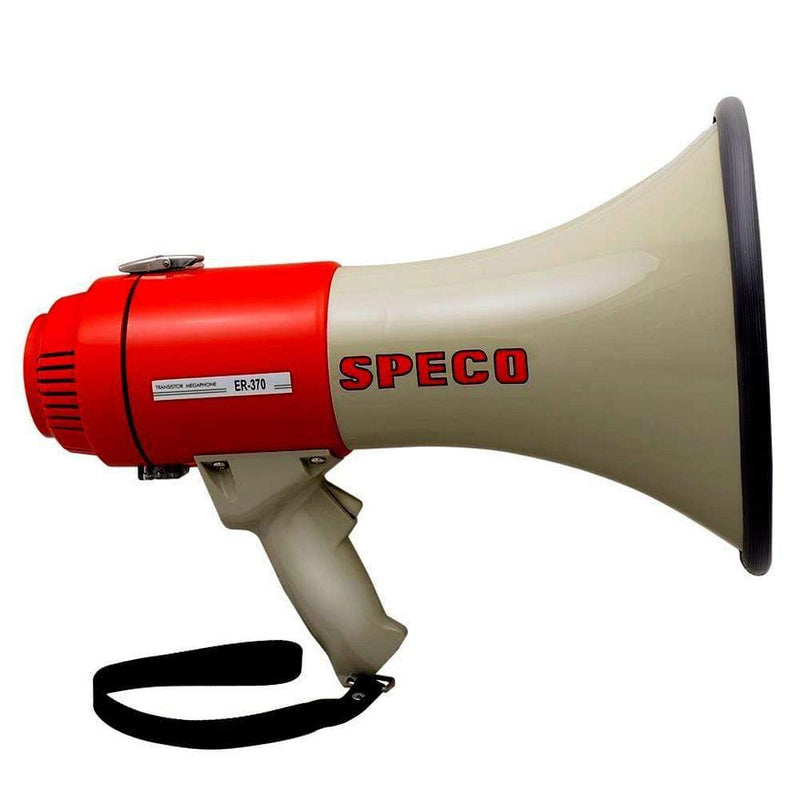 Horns Speco ER370 Deluxe Megaphone w/Siren - Red/Grey - 16W [ER370] Speco Tech