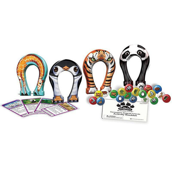 HORSESHOE MAGNET FRIENDS WILDLIFE-Learning Materials-JadeMoghul Inc.