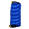 HoseCoil 15' Blue Self Coiling Hose w-Flex Relief [HS1500HP]-Cleaning-JadeMoghul Inc.