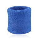 HOT 2PCs Wristbands Sport Sweatband Hand Band Sweat Wrist Support Brace Wraps Guards For Gym Volleyball Basketball-Blue-JadeMoghul Inc.