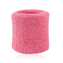 HOT 2PCs Wristbands Sport Sweatband Hand Band Sweat Wrist Support Brace Wraps Guards For Gym Volleyball Basketball-Pink-JadeMoghul Inc.