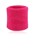 HOT 2PCs Wristbands Sport Sweatband Hand Band Sweat Wrist Support Brace Wraps Guards For Gym Volleyball Basketball-Rose-JadeMoghul Inc.