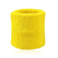 HOT 2PCs Wristbands Sport Sweatband Hand Band Sweat Wrist Support Brace Wraps Guards For Gym Volleyball Basketball-Yellow-JadeMoghul Inc.