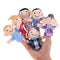 Hot! 6Pcs/lot Family Finger fantoches de dedo Puppets Cloth Doll Baby Educational Hand Toy Story Kid Free Shipping--JadeMoghul Inc.