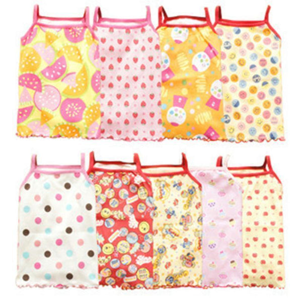 HOT baby Girls Tanks Children Vest Beach Clothing Baby Girl Summer Wear Tops Cotton Sleeveless Cool Good Qualityetst AEB8578-2T-JadeMoghul Inc.