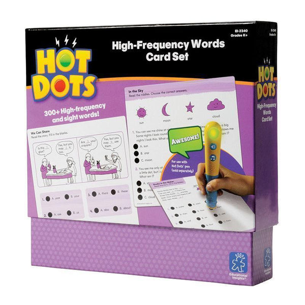 HOT DOTS HIGH FREQUENCY WORDS SET-Learning Materials-JadeMoghul Inc.