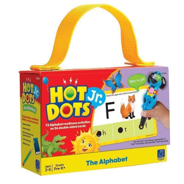 HOT DOTS JR CARDS THE ALPHABET-Learning Materials-JadeMoghul Inc.