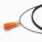 Hot Fashion Collar Torques Statement Pure Black Velvet Leather Tassel Pendant Multilayer Chokers Necklace For Women 2017 Jewelry-Orange-JadeMoghul Inc.