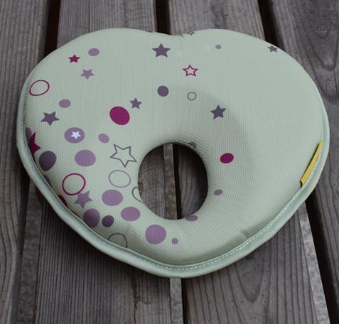 Hot infant head support kids shaped headrest sleep positioner anti roll cushion nursing pillow baby pillow to prevent flat head-Light green-JadeMoghul Inc.