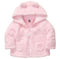 Hot Newborn Clothing Boys Girls Fall / Winter Baby Fashion Coats Baby Hoodies Thick Fleece Tops Outwear For 0-2 Years Kids-Pink-3M-JadeMoghul Inc.