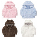 Hot Newborn Clothing Boys Girls Fall / Winter Baby Fashion Coats Baby Hoodies Thick Fleece Tops Outwear For 0-2 Years Kids-Pink-3M-JadeMoghul Inc.