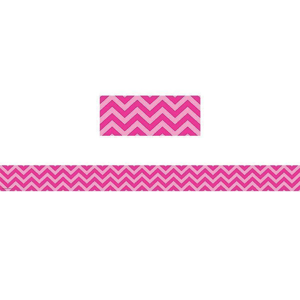 HOT PINK CHEVRON STRAIGHT BORDER-Learning Materials-JadeMoghul Inc.