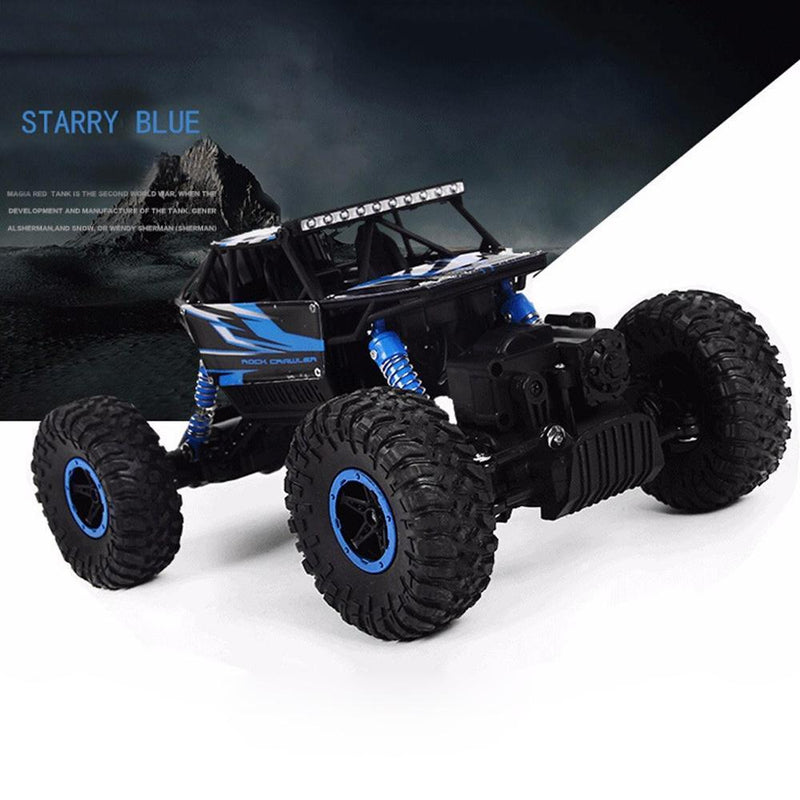 Hot RC Car 2.4G 4CH 4WD Rock Crawlers 4x4 Driving Car Double Motors Drive Bigfoot Cars Remote Control Model Off-Road Vehicle Toy-EU Plug Red-China-JadeMoghul Inc.