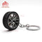 Hot RIM Car wheel Turbo keychain key ring with Brake discs Car Tire Wheel Keychain Auto Car Key Chain Keyring For BMW Audi AExp