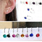 Hot Sale 16 Colors Clip On Earrings For Women 4mm Crystal Ear Cuff Jewelry Fake Piercing Zinc Alloy Ear Clips Oringe Girl Gift-Black-JadeMoghul Inc.