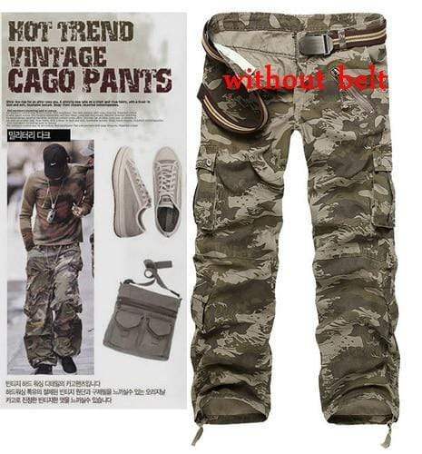 Hot sale free shipping men cargo pants camouflage  trousers military pants for man 7 colors JadeMoghul Inc. 