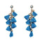 Hot sale New FIRENZE FRINGE DROPS earrings fashion women statement dangle T Earrings for women JEWELRY-blue-JadeMoghul Inc.