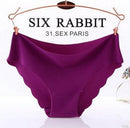 Hot Sale Silk Lace Brand Panties; Women's Seamless Traceless Briefs Underwear; Lady Fashion Cosy Intimates Panty Nine Colors-purple-S-JadeMoghul Inc.