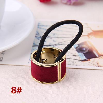 Hot Sales Fashion Plastic Print Hair Rope Elestic Rubber Hair Bands Headbands For Women Tie Ponytail Hair Accessories For Girls-7-JadeMoghul Inc.