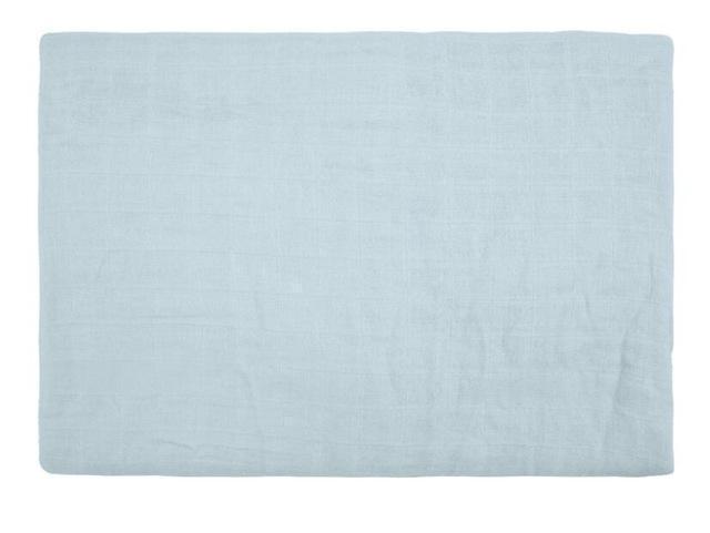 Hot Sell Muslin Baby Blanket Bamboo Fiber Newborn Bath Travel Towel Swaddle Wrap Multifunctional Quilt Bedding Size 120CM*120CM-light blue-JadeMoghul Inc.
