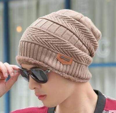 Hot Selling 2pcs Ski Cap and Scarf Cold Warm Leather Winter Hat for Women Men Knitted Hat Bonnet Warm Cap Skullies Beanies AExp