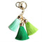 Hot selling Colorful Key Chain Bag AccessoriesIce Silk Tassel Pompom Car Keychain Handbag Key Ring-4-JadeMoghul Inc.