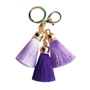 Hot selling Colorful Key Chain Bag AccessoriesIce Silk Tassel Pompom Car Keychain Handbag Key Ring-8-JadeMoghul Inc.