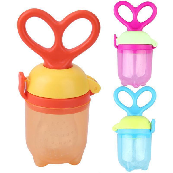 Hot Selling Cute Silicone Baby Pacifier Feeding Fruit Food Safe Nipple Infant Soother Teether Bite Nipple-Red S-JadeMoghul Inc.