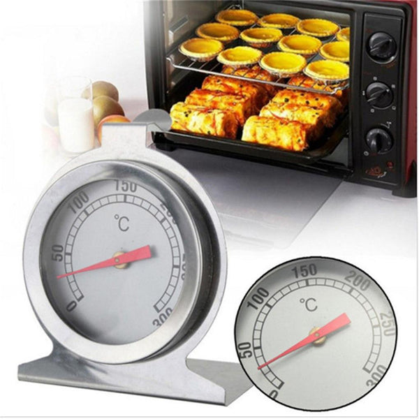 Hot Stainless Steel Oven Cooker Thermometer Temperature Gauge Mini Thermometer Grill Temperature Gauge for Home Kitchen Food AExp