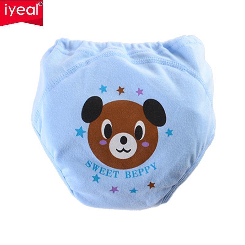 Hot! Training Pants 4 layer Baby Shorts Underwear Baby Waterproof Cotton Potty Training pants infant urinate pants 4 piece/lot-Asian Size 80 for girls-JadeMoghul Inc.