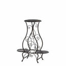 Living Room Decor Hourglass Triple Plant Stand