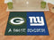 House Divided Mat Large Area Rugs Cheap NFL Packers Giants House Divided Rug 33.75"x42.5" FANMATS