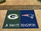House Divided Mat Large Area Rugs Cheap NFL Packers Patriots House Divided Rug 33.75"x42.5" FANMATS