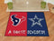 House Divided Mat Large Rugs NFL Texans Cowboys House Divided Rug 33.75"x42.5" FANMATS