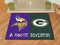 Large Area Rugs Cheap NFL Vikings Packers House Divided Rug 33.75"x42.5"