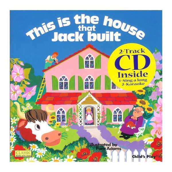HOUSE THAT JACK BUILT 8X8 BOOK WITH-Childrens Books & Music-JadeMoghul Inc.
