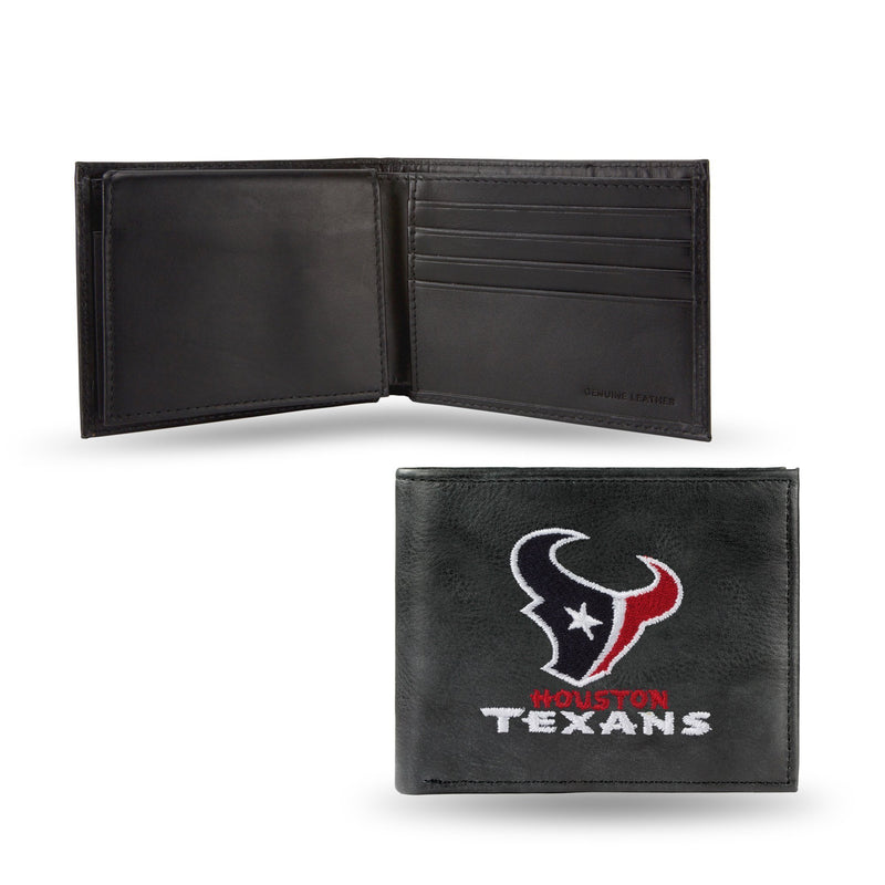 Card Wallet Men Houston Texans Embroidered Billfold