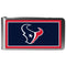 Houston Texans Steel Logo Money Clips-Wallets & Checkbook Covers-JadeMoghul Inc.