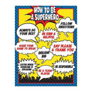 HOW TO BE A SUPERHERO CHART-Learning Materials-JadeMoghul Inc.
