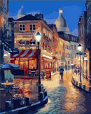 HUACAN Painting By Numbers Scenery DIY Oil Coloring By Numbers Street Landscape Canvas Paint Art Pictures Home Decor AExp