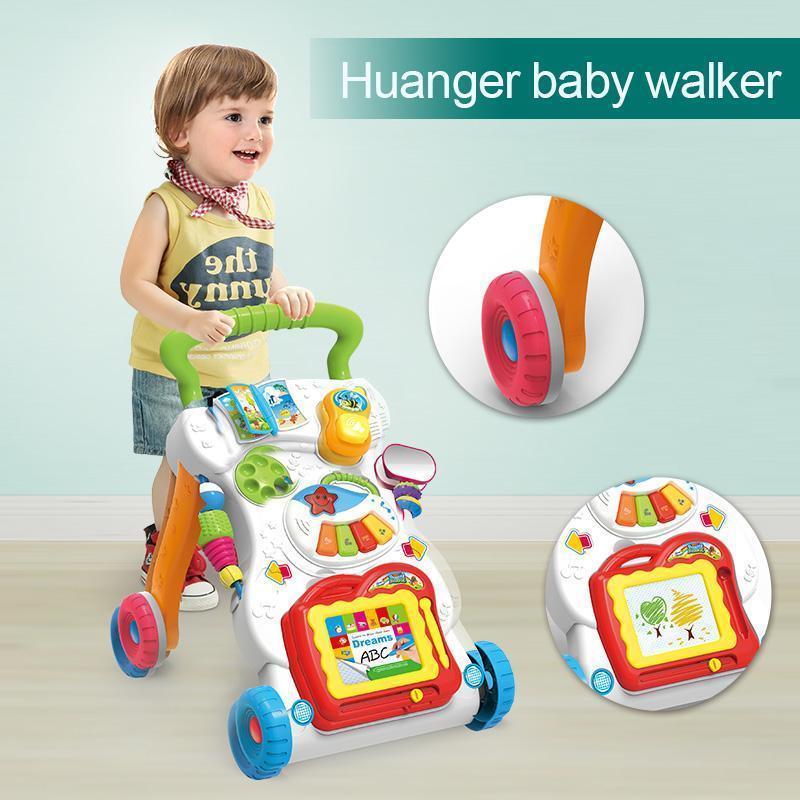 Huanger Baby stroller Sit&Stand Learning Walker Multifunction Outdoor Toy Ride On Car Stokke/Baby Carriage with Wheel Kid Gift--JadeMoghul Inc.