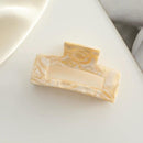 HUANZHI 2020 New Hyperbole Big Pearls Acrylic Hair Claw Clips Big Size Makeup Hair Styling Barrettes for Women Hair Accessories AExp