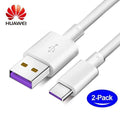 Huawei USB 5A Type C Cable P20 Pro lite Mate 9 10 Pro P10 Plus lite V10 USB 3.1 Type-C Original Supercharge Super Charger Cable-Two 5A Cable-1M 5A type C cable-JadeMoghul Inc.