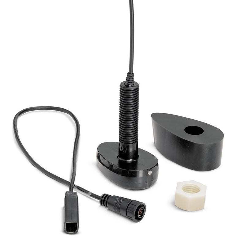 Humminbird XPTH-9-HW-T Dual Spectrum CHIRP Plastic Thru-Hull Transducer w-Temp [710279-1]-Transducers-JadeMoghul Inc.