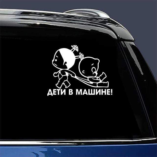 HungMieh Baby On Board Car Stickers Funny Kids On Board Stickers and Decals Reflective Laser Vinyl Sticker on Car 3D Car Styling JadeMoghul Inc. 