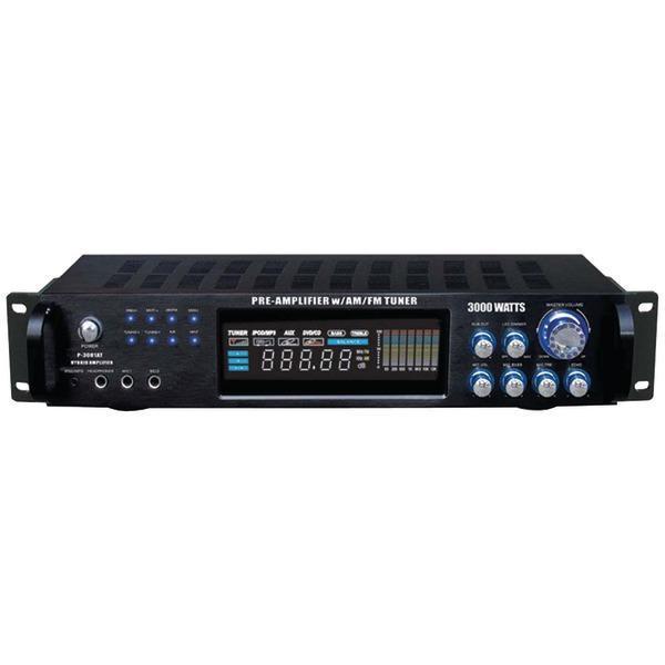 Hybrid Amp & AM/FM Tuner (3,000 Watt)-Amplifiers & Preamps-JadeMoghul Inc.