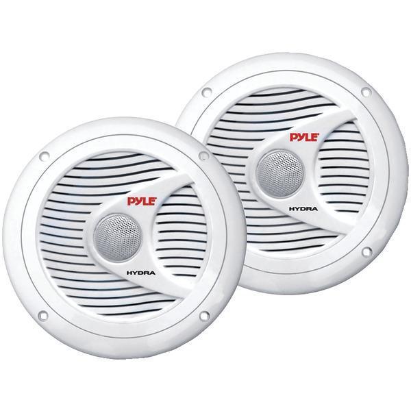 Hydra Series 6.5" 150-Watt Dual-Cone Marine Speakers (White)-Speakers, Subwoofers & Tweeters-JadeMoghul Inc.