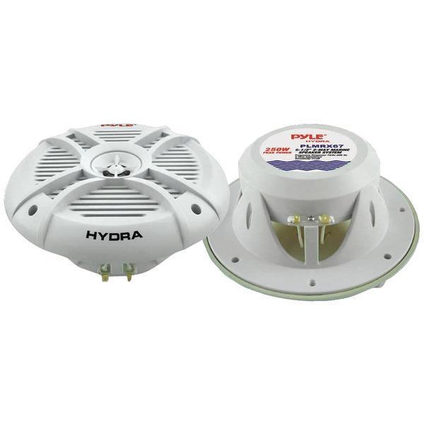 Hydra Series Aqua Pro 6.5" 250-Watt 2-Way Marine Speakers-Speakers, Subwoofers & Tweeters-JadeMoghul Inc.